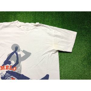 Air Jordan Melo NBA Men's Short Sleeve Graphic Tee Size Large White